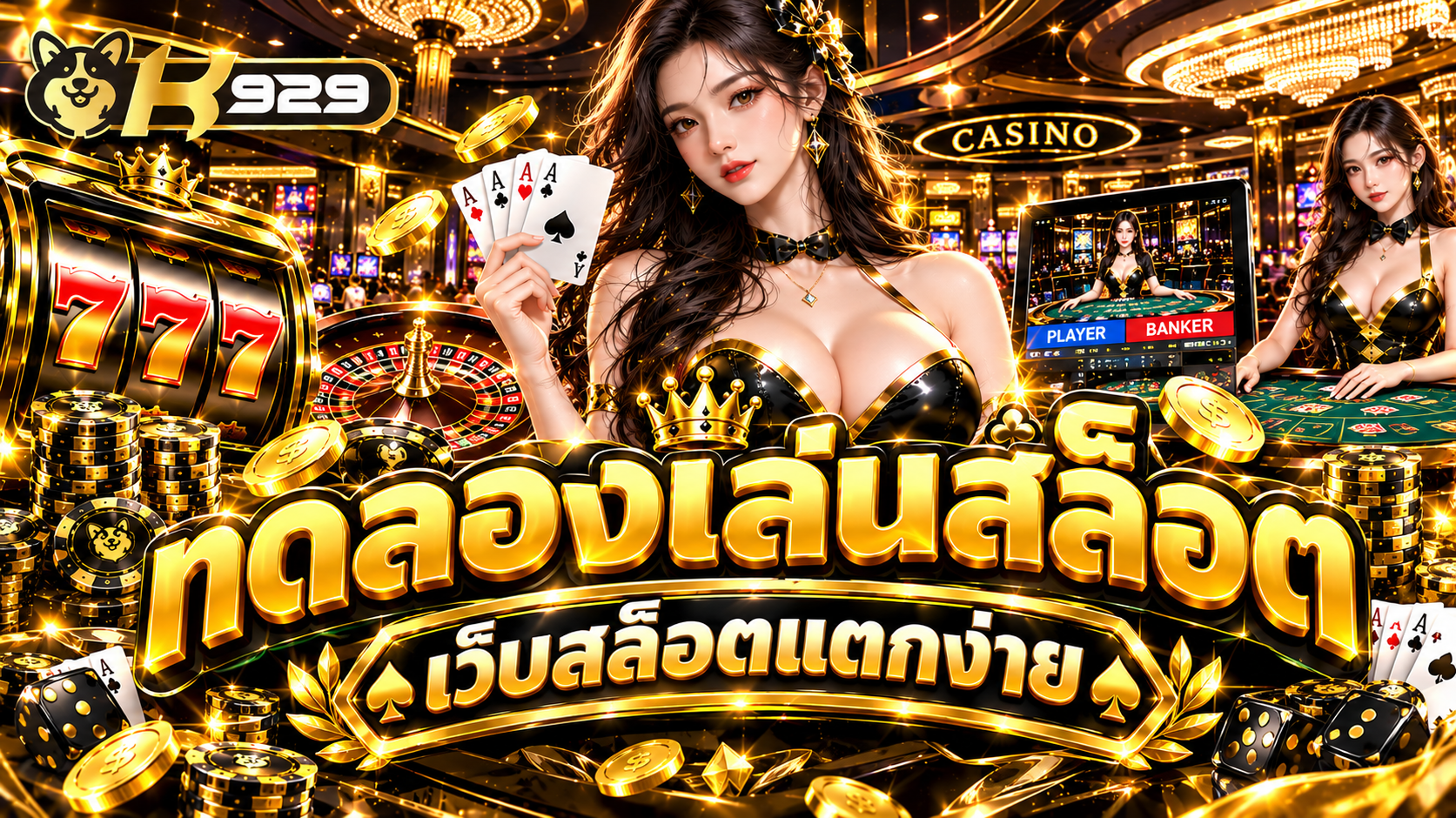ทดลองเล่นสล็อต K929 เล่นคุ้ม สนุกได้ทุกที่ 2026